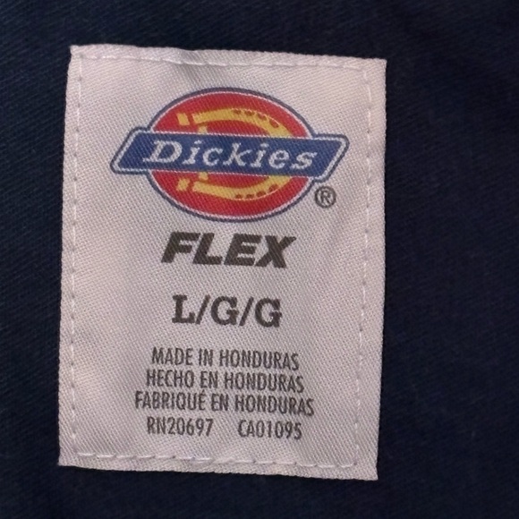 Dickies Flex Dark Blue Shirt - Picture 4 of 4
